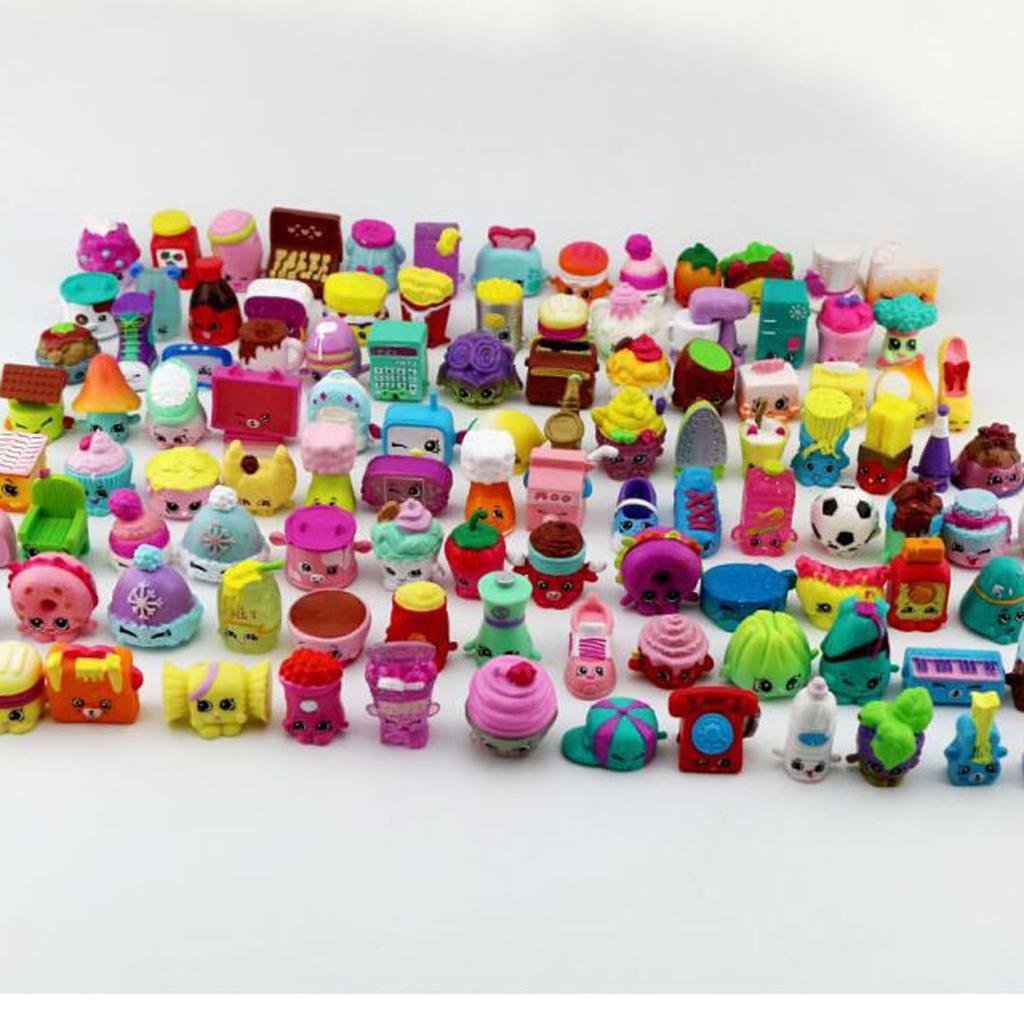 Random Fruit 100pcs Toys Mini Cartoon Fruit And Vegetable Shape Doll Game Puzzle