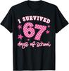 I Survived 67 Days Of School Teachers Students Meme Adult Kid T-Shirt,Unisex Tee