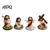 Heimdekoration Bastelset DIY Christliches Perlenbastelset Niedliches 4er-Pack Winzige Perlen-Jesus/Maria Schreibtischdekoration Handgefertigte Mini-Glaubensperlen mit Anleitung