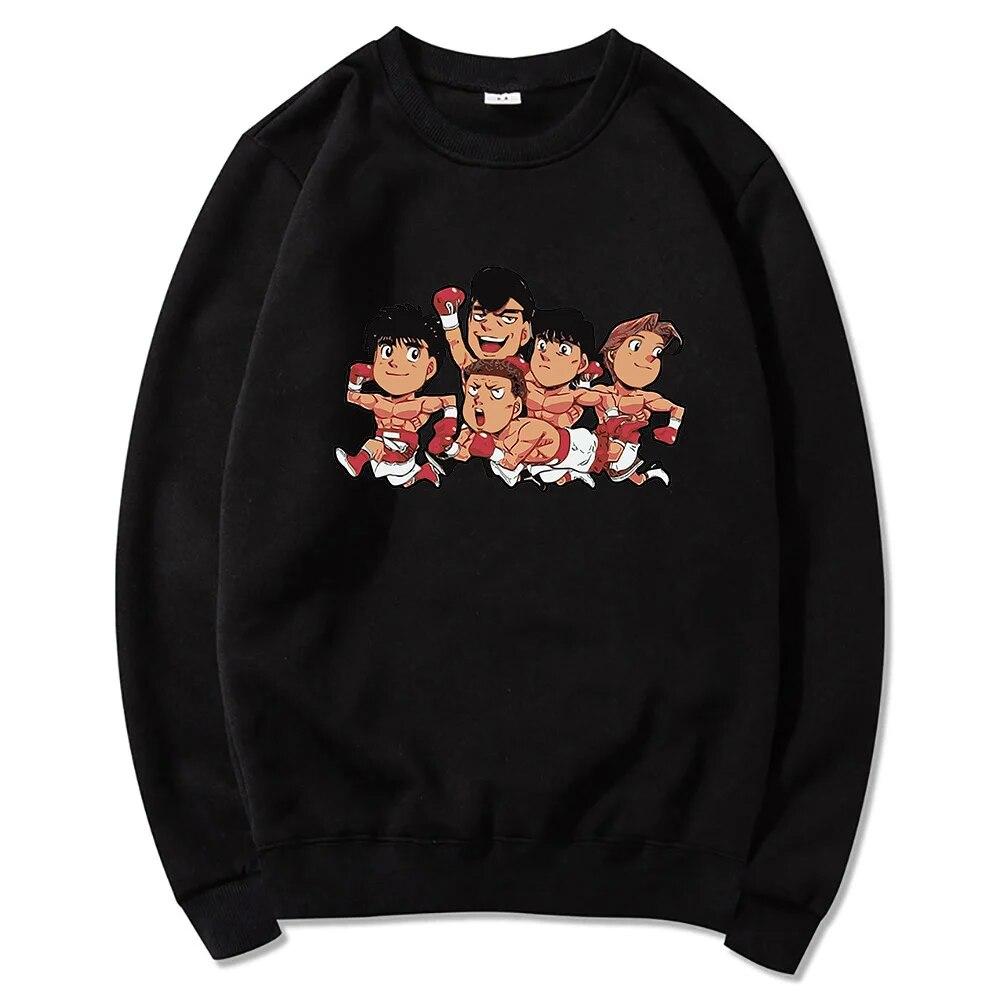 

Funny Anime Hajime No Ippo Hoodies Winter Warm Unisex Crew Neck Hoodie Spring/Autumn Classic Sweatshirt Vintage Harajuku Sudaderas