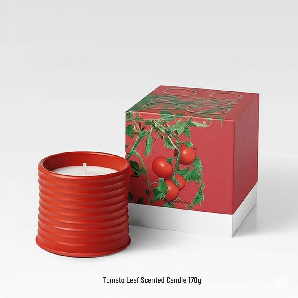 

Luo Family Scented Candle Gift Box - Tomato & Orange Blossom Fragrance for Weddings, Birthdays, Parties, and Home Decor.