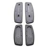 1Pair Fixed/Sliding Mount Desk Chair Arm Pads Gaming Chair Armrest  for Single Person Chair