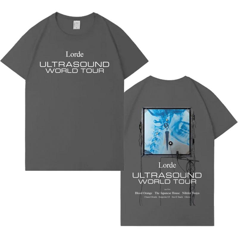 Singer Lorde Gothic Graphic Men Women Aesthetic Tshirt Cotton Harajuku High Quality Cozy Oversized Short Sleeve T Shirt Hot Sale