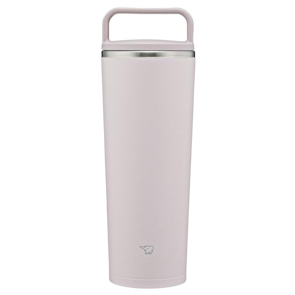 Zojirushi Water Bottle Carry Tumbler 400ml Portable Handle Dishwasher Safe Seamless Lid Only 2 Points Maintenance Sheer Gray SX-JS40-HM