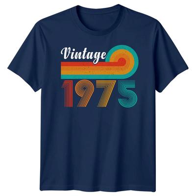 Vintage 1975 Herren T-Shirt 50. Geburtstagsgeschenk Retro Meilenstein T-Shirt