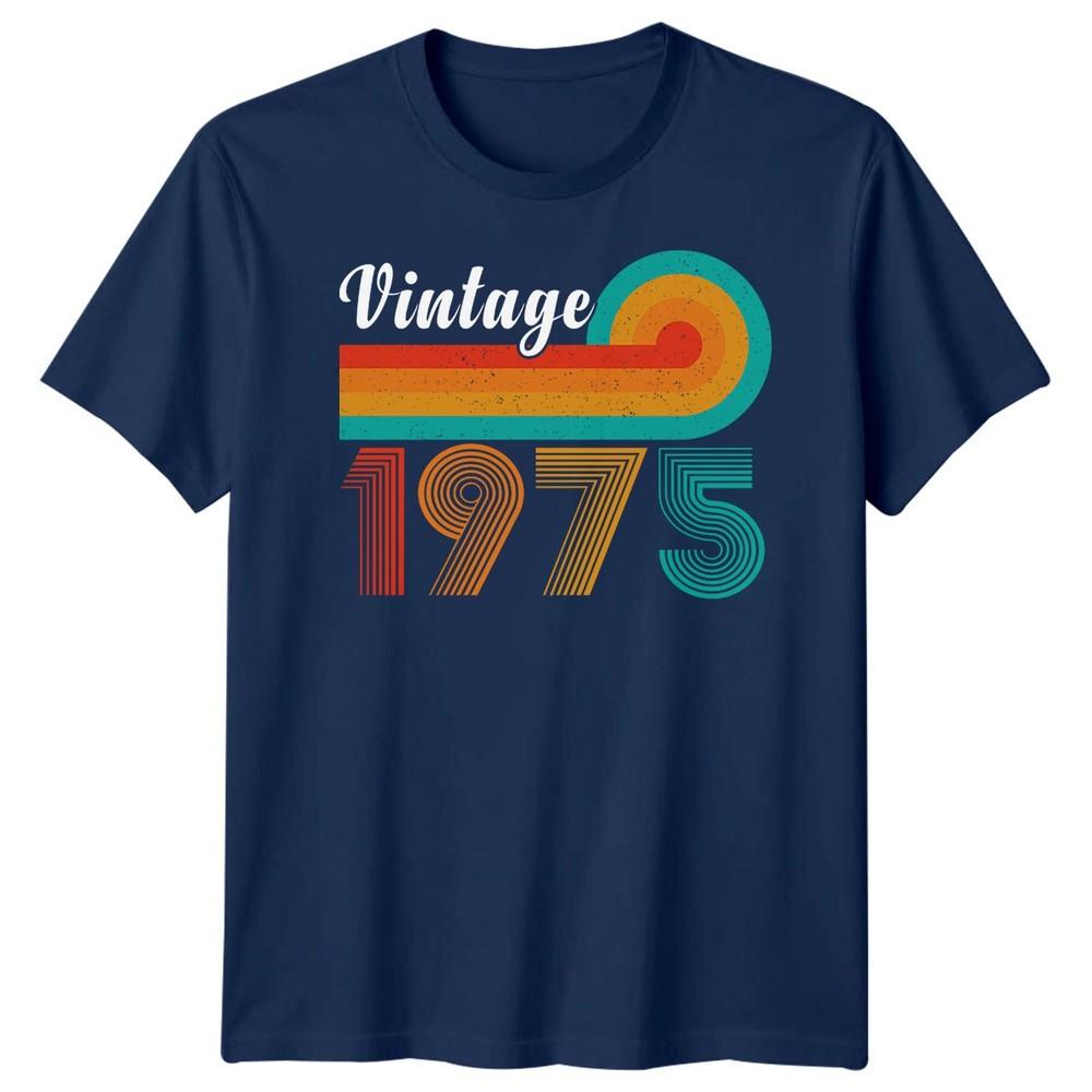 

Винтажная мужская футболка 1975 года, подарок на 50-летие, ретро юбилейная футболка M