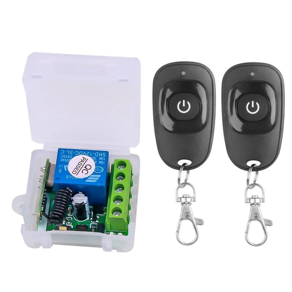 Interruptor Remoto Sem Fio 12V 433MHz para Pequena Caixa de Couro com Controle Remoto EV1527