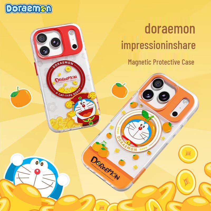 ROCK Doraemon Magnetic Anti-Fall Phone Case iPhone 17