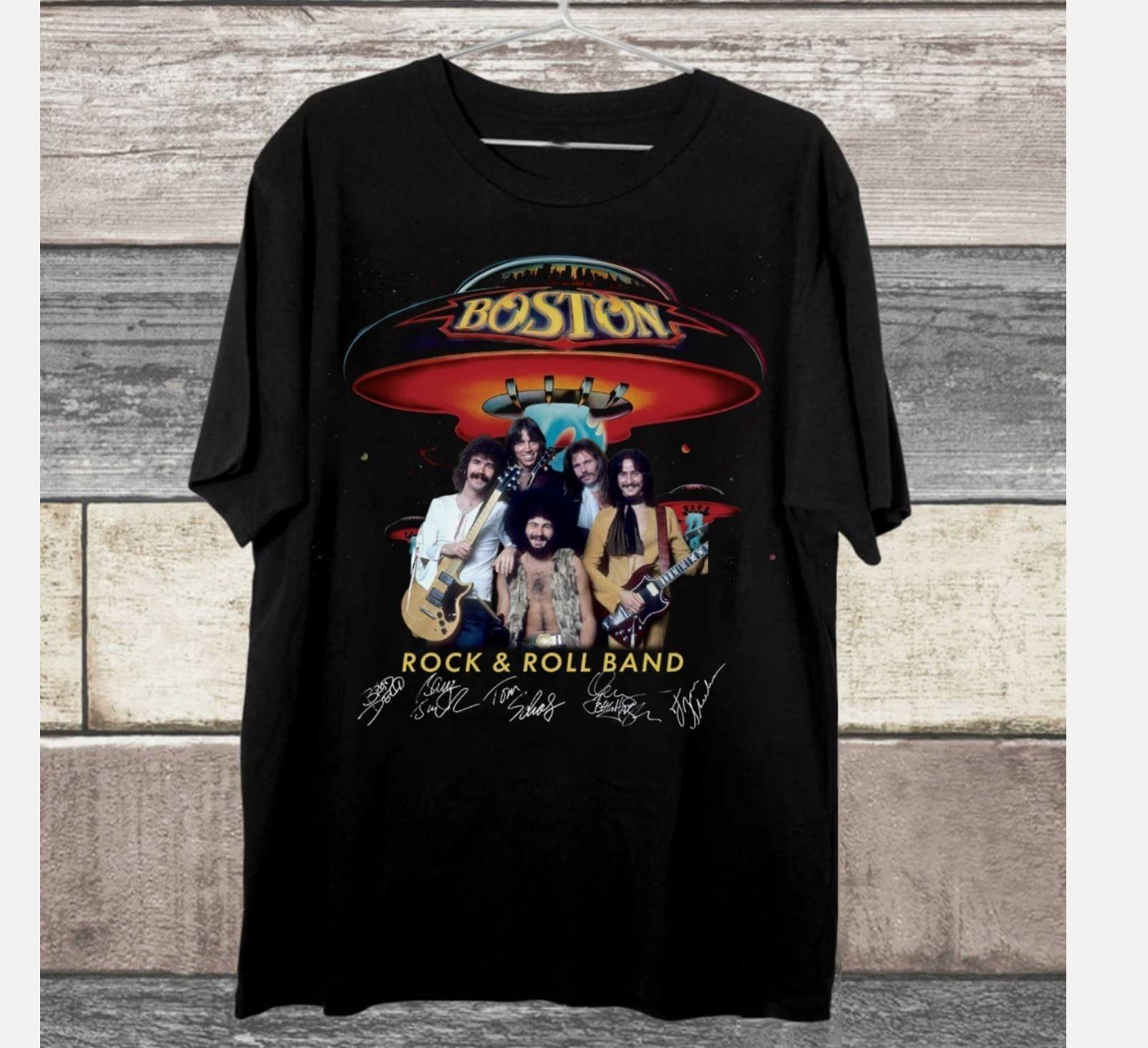 Коллекция Boston Band Фирменная Подарок для Фаната Хлопковая Футболка S - 5XL Футболка XL