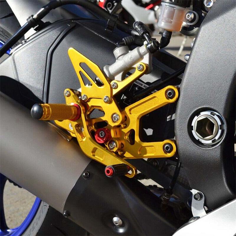 Yamaha YZF R6 (06-16) Adjustable Motorcycle Raised Footpegs Assembly