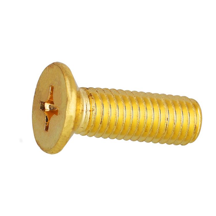 Viti a testa svasata Phillips in ottone: Disponibile nelle misure M2-M12