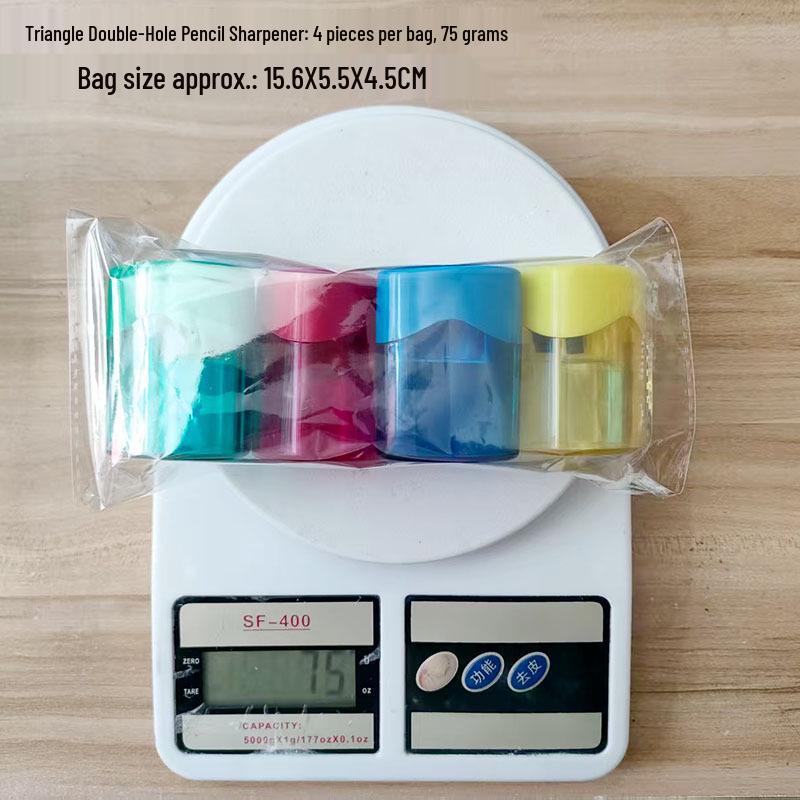 Double-Hole Manual Rotary Pencil Sharpener - Student Stationery