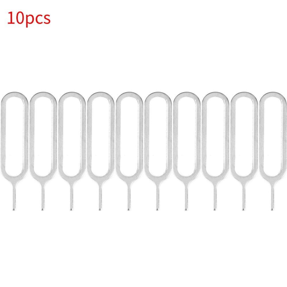 SIM Card Key Tray Eject Pin Portable Removal Tool Accessories for IPhone Samsung Xiaomi Sim Card Opener Remover Needle 1-50pcs