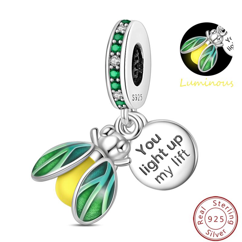 Green Series Copper Lucky Clover Avocado Cactus Spring Charms Beads 3Mm Diy Fine Jewelry Making