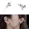 Butterfly Hollow Unisex Earrings Geometric Design Zinc Alloy Looks Trendsetting