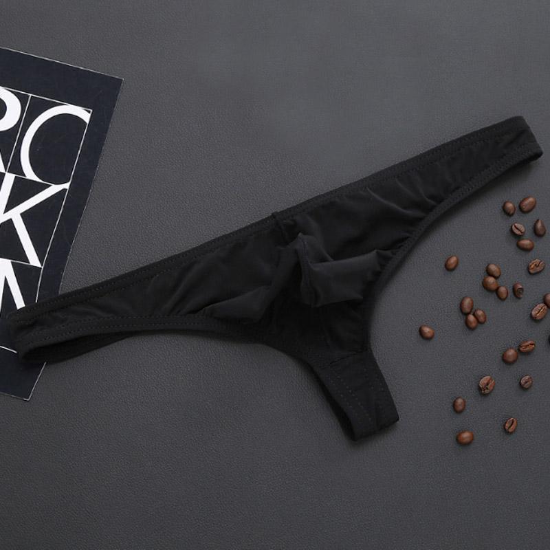 Trendy Unisex Briefs Sexy G- String Underwear Thongs Bikini Low Waist Men's Fashion