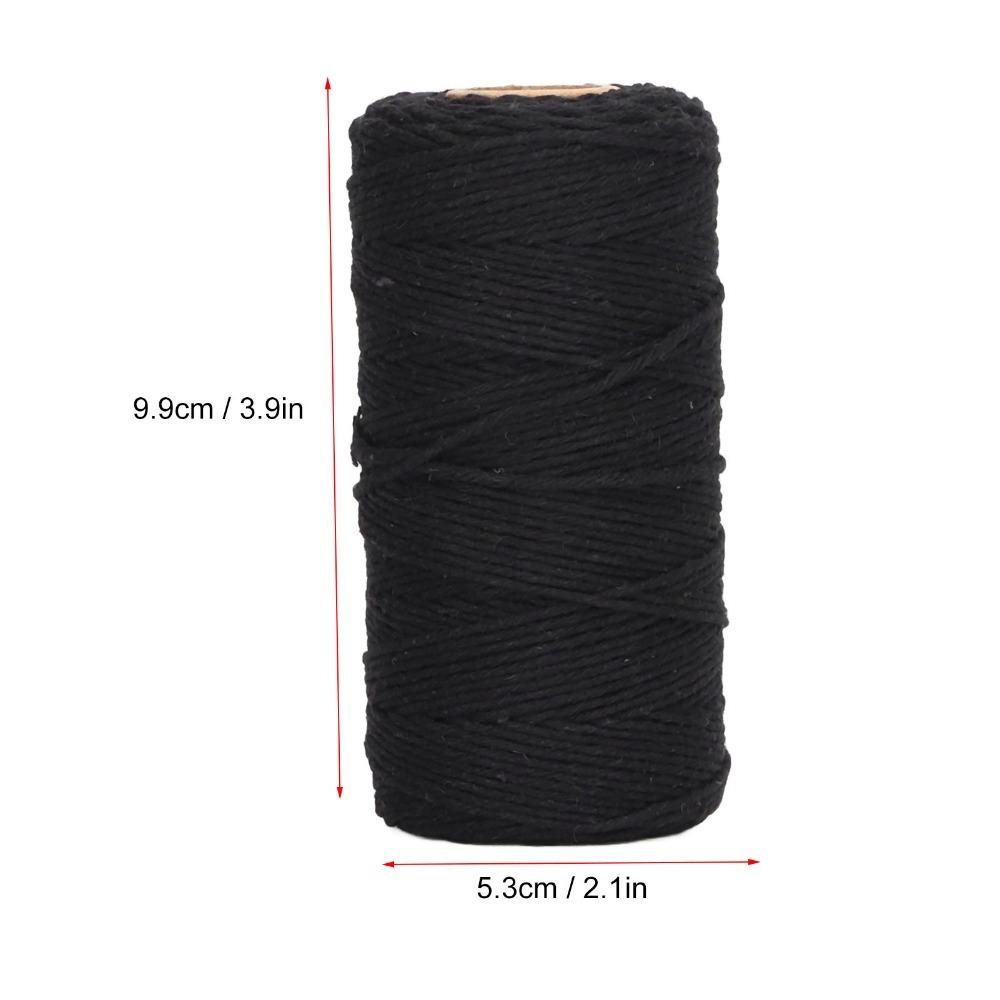 3Pcs 984 Feet Length Cotton Twine Soft Texture Jute String Packing String  For Home Decoration