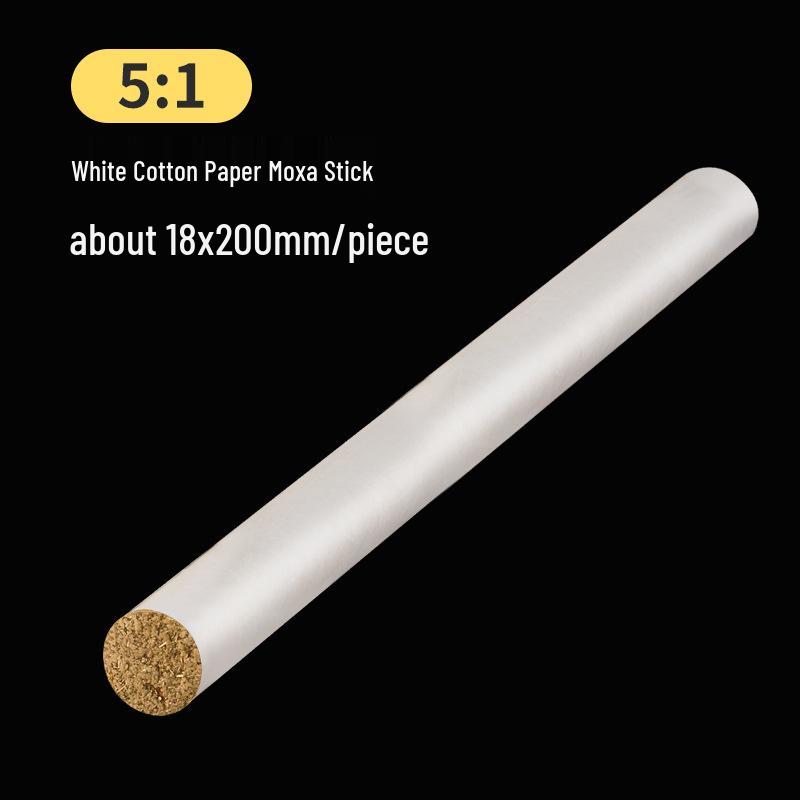 50:1 Gold Moxa Sticks - Three-Year Aged Rolled Mugwort for Moxibustion Therapy
