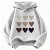Kinder Niedlicher Herz-Harajuku-Hoodie - Jungen & Mädchen Herbst/Winter Lässiger Pullover