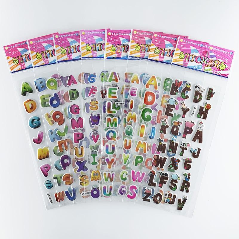 8 Sheets/Set Waterproof Cartoon Zoo Animals Stickers Kids Notebook Decoration Scrapbook Sticker Toy For Children Boys Girls