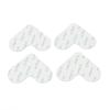 4 Pack Double Sided Carpet Tape Reusable Washable Heart Shape Slip Resistant Ultra Thin Area Rug