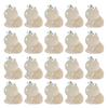 Pack of 20 Resin Miniature Glowing in the Dark Frogs Tiny Amphibian Figurines Colorful Decor for Dollhouses and Crafts