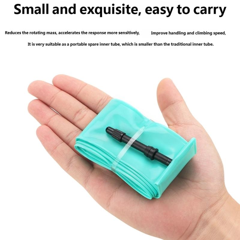 Light Weight Bike Replacement TPU Inner Tube Tear Resistant Bike Interior Tire Tube for Mountain Bikes and Road Bikes