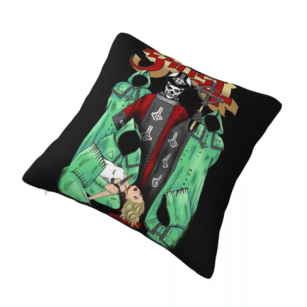 G-Geister Rockmusik Kissenbezug Grün Kissenbezug Kundenspezifischer Kissenbezug Lustige Kissenbezüge Für Sofa Zuhause Dekorativ