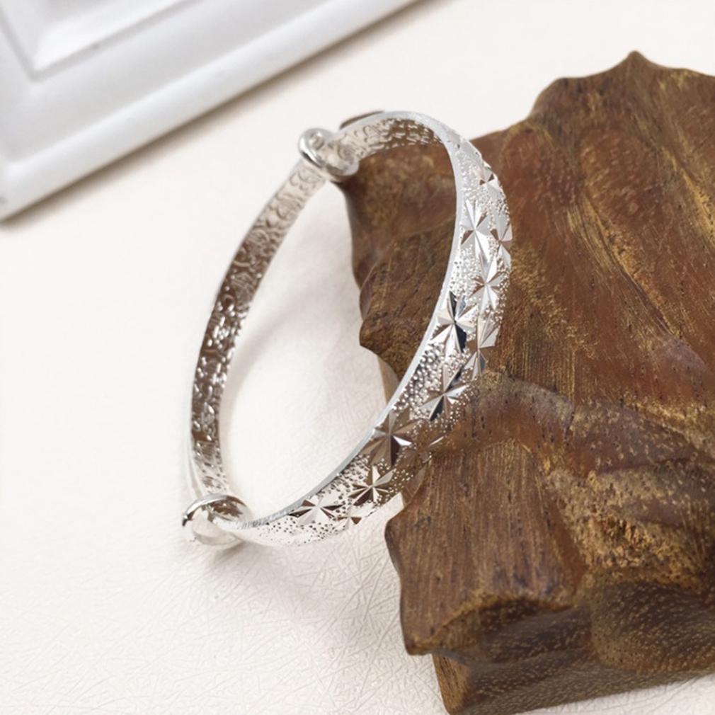 Adjustable Spark Pattern Fashion Lady's Bangle Bracelets