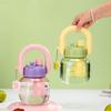 Large Capacity Big Belly Cup With Straw Double Drinking Plastic Cup Student Travel  Big Mouth Cup