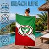 Amed Sk Crest Design Beach Towel, Quick-drying, Easy To Care For, Suitable for Both Fitness and Beach Vacations,Sports Essential