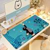Cartoon The Little Mole Mouse Pad Square Office Gaming Desk Mat Waterproof Non-Slip Rubber Decorative