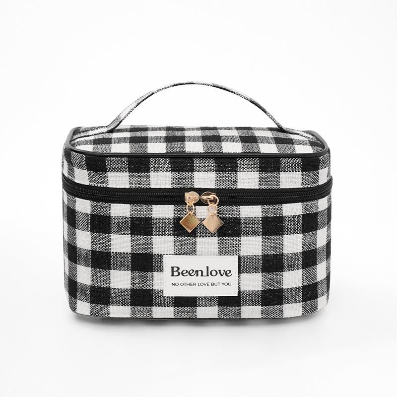 New Cosmetic Bag Travel Cosmetics Storage Bag Travel Essential Cosmetic Bag Large Capacity чёрный