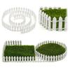 1x91cm Mini wooden fence decoration, farm garden decoration, balcony landscape guardrail accessories, indoor courtyard
