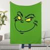 Blanket Throw Film Super Cosy Plush Living Room Christmas G-GrinchS Sofa Couch Childish Birthday The Gifts