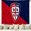 Cagliari Calcio Wall Tapestry Aesthetic Wall Hanging Printed Fabric Blanket Decorative Tapestries for Bedroom Living Room Home Decor