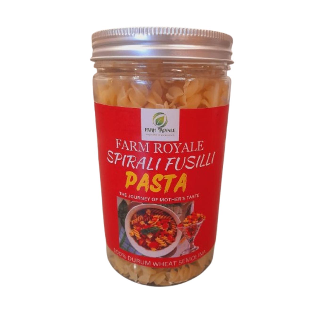 Farm Royale Spirali Fusilli Pasta 250g | Premium Durum Wheat Pasta