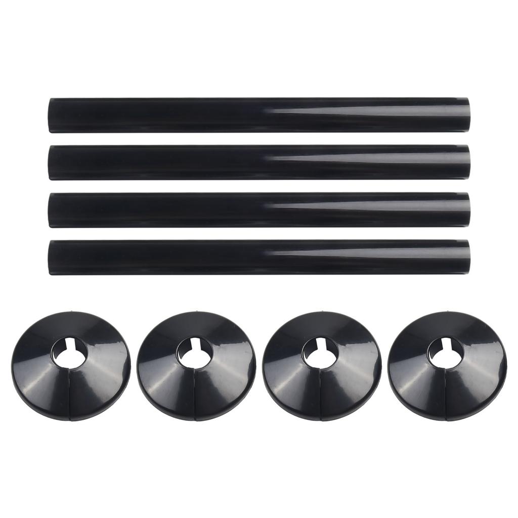 Transform Your Home with Elegant and Functional Radiator Pipe Covers Set of 8, Suitable for 15mm Pipes, Easy Installation