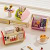 M-Portable Plastic Desktop Storage Box Student Desk Stationery Sorting Storage Rack Makeup Storage Box