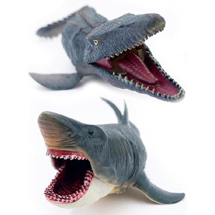 Mosasaurus Shark Toys with Openable Jaws The Megalodon 11" Ocean World Realistic Marine Animal Creature Action Figure