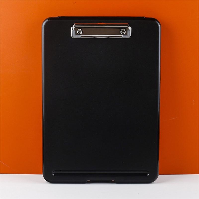 Dosar multifuncțional cu clipboard, organizator de fișiere impermeabil, cutie din plastic, bloc de scris pentru elevi, profesori și școli