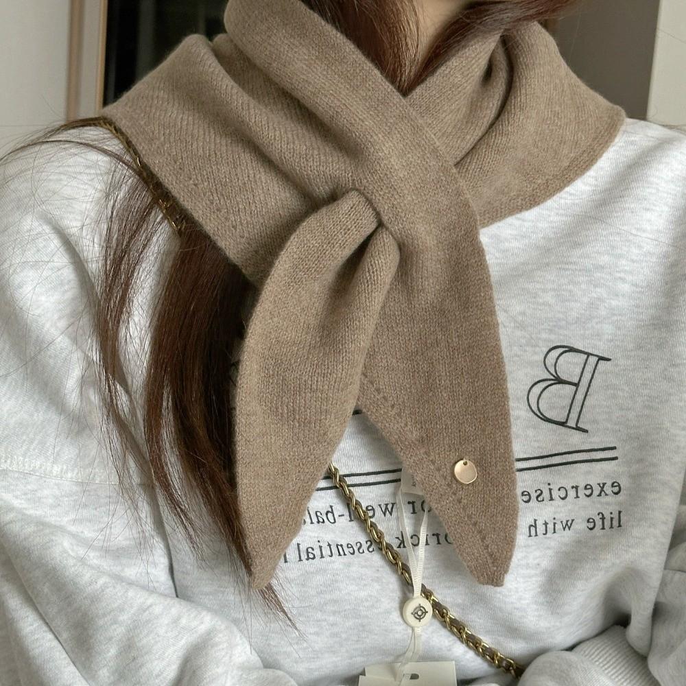 Soft Triangle Scarf Versatile Neck Kerchief New Wrap Shawl Autumn Winter