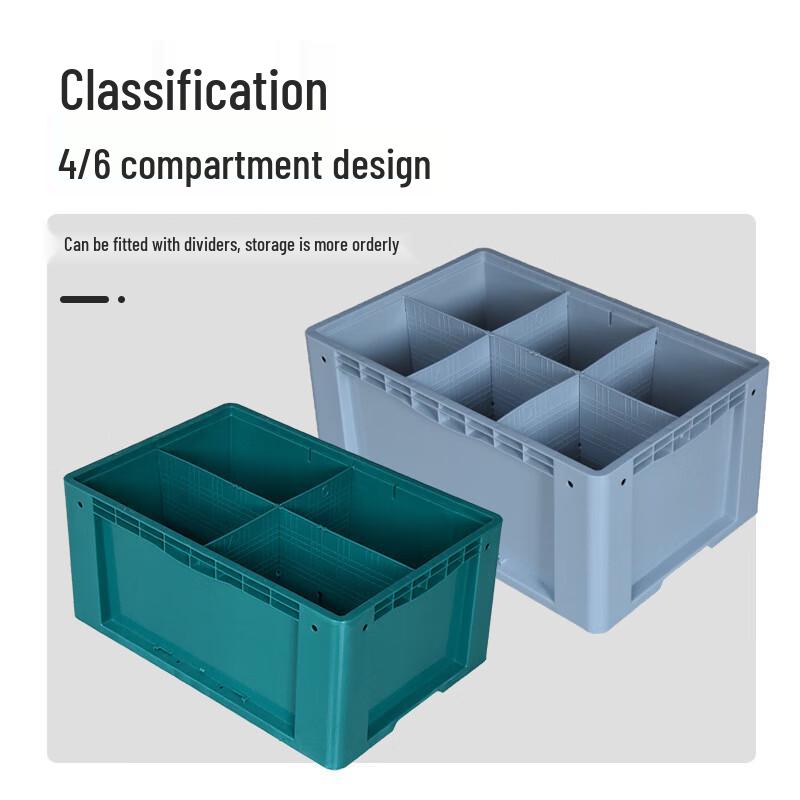 Industrial Stackable Plastic Storage Box with Lid