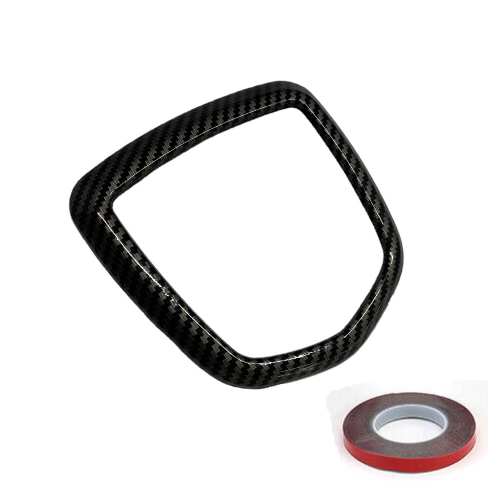For Fiat 500 Abarth 595 695 2012 2013 2014 2015 2016 2017 2018   - Rear  Trim Cover Black/Carbon Look