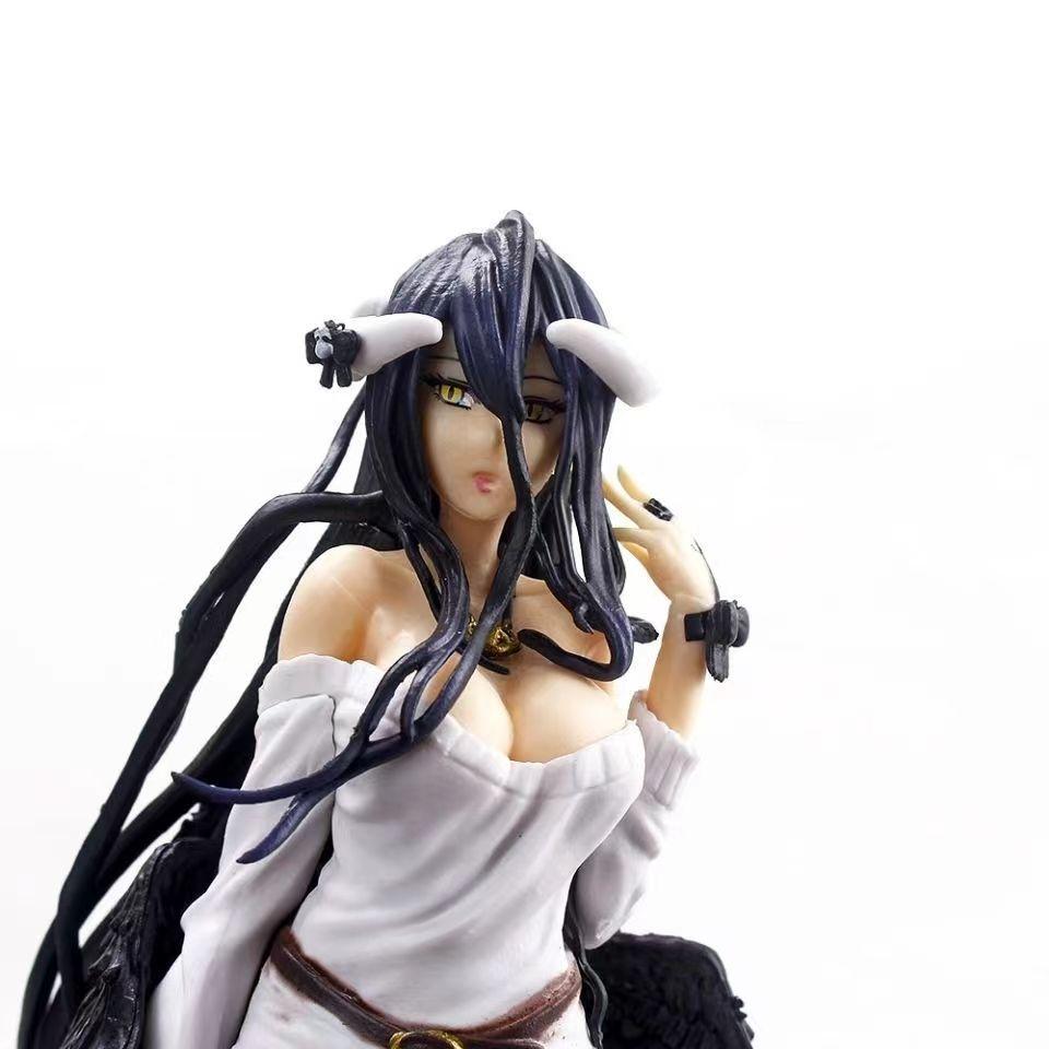 21cm Overlord Albedo So-Bin Anime Figure Overlord III Albedo Action Figure Albedo Figurine Ainz Ooal Gown Figure Toys