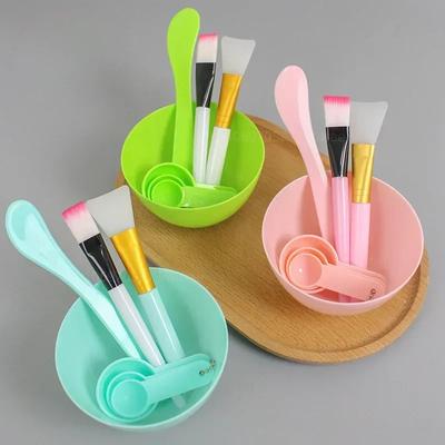 Set Pennello Viso Ciotola Cucchiaio per Maschera Pennello per Maschera Bar Strumenti di Bellezza Fai da Te Strumenti per Miscelare Forniture per il Trucco per la Cura della Pelle Strumenti per il Viso da Donna