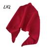 Retro Style Scarf Pure Color Headscarf, Large Triangular for Women, Adjustable Travel Headscarf Strap Turban Headband, Soft Elastic Decorative