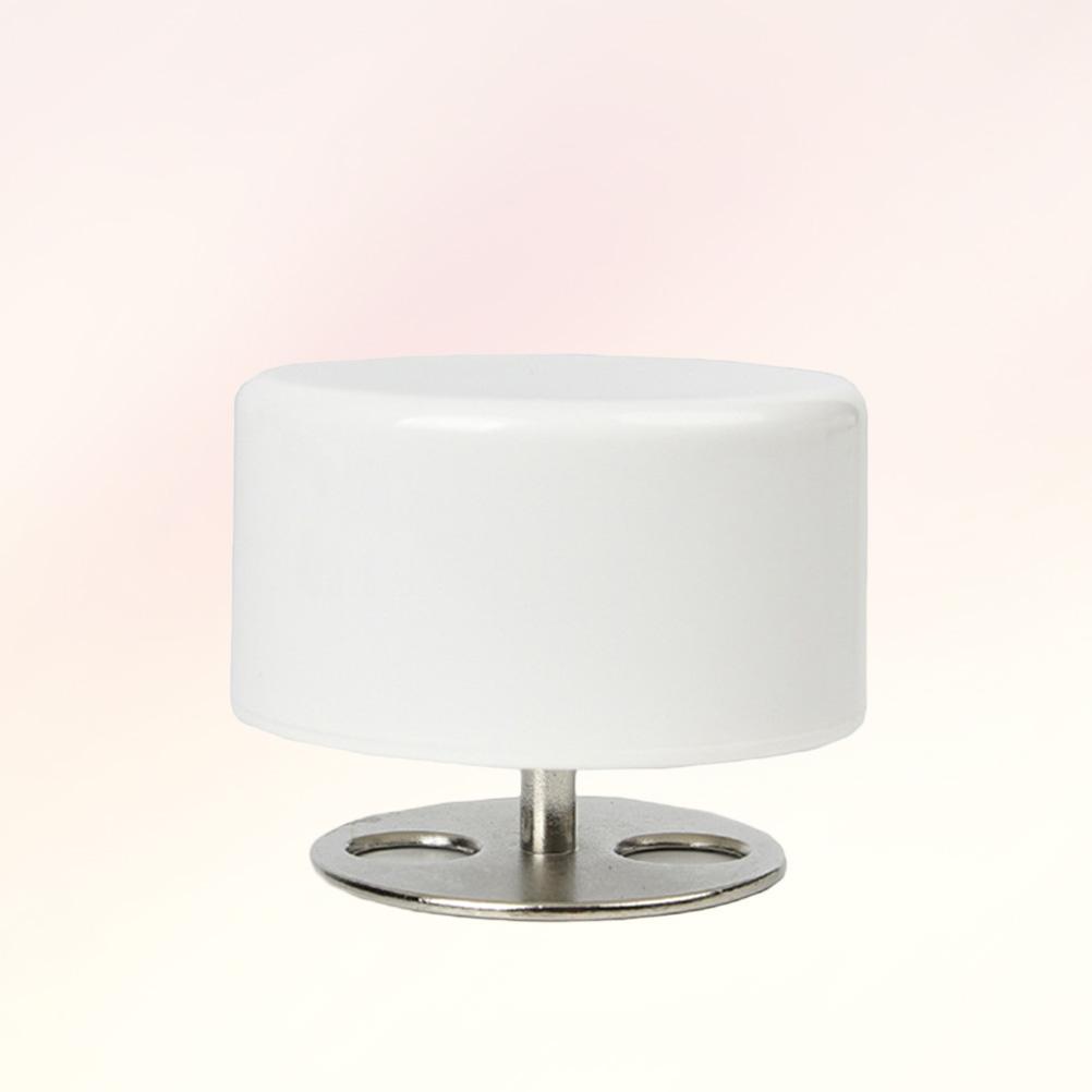 Plastic White DIY Music Box Base Perfect Gift Fosters Music Interest Visual Auditory Development DIY Accessory 7.00X7.00X5.50cm 