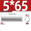 304 Stainless Steel Slotted Spring Pin, Cylindrical Shaft Pin, Locating and Hollow Pin (M5-M12)