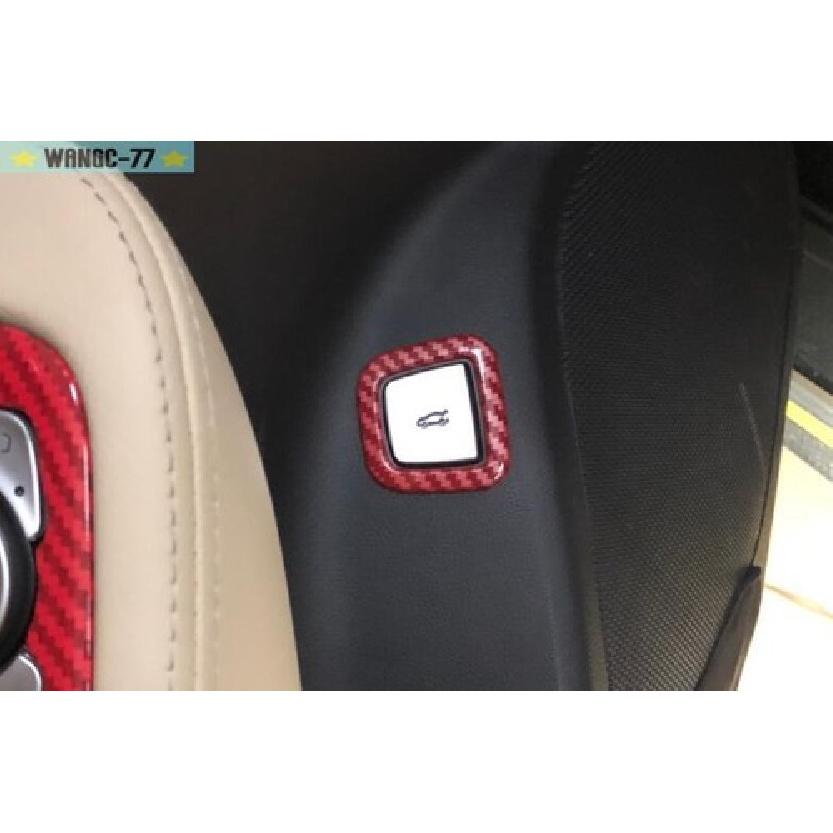 Aluminum Back Door Tailgate Switch Cover Trim For Cadillac CT4 - Silver